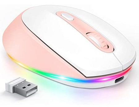 24g Wireless Mouse 1600dpi Ergonomic Rechargeable