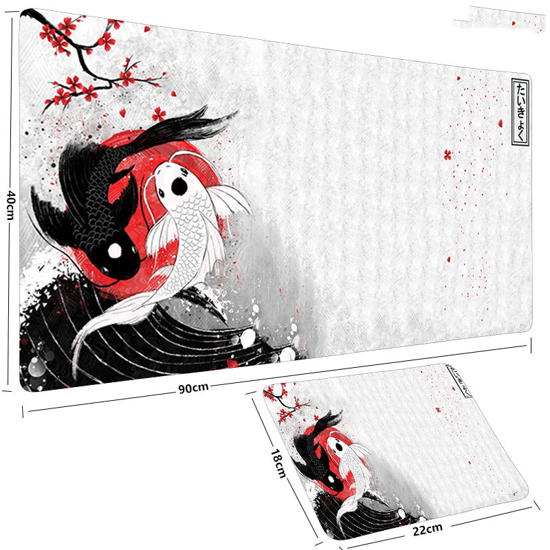 Big Anime Fish Mouse Pad