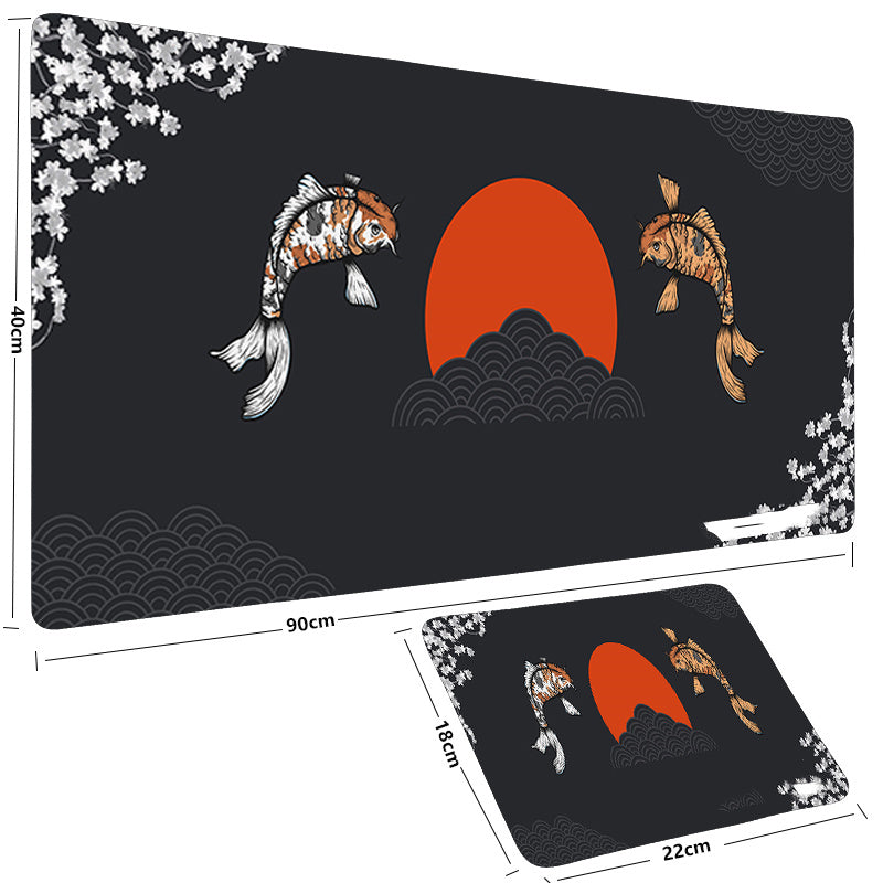 Big Anime Fish Mouse Pad