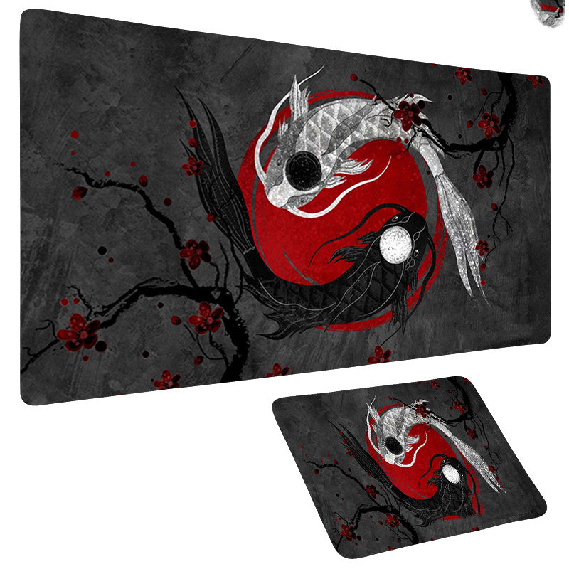 Big Anime Fish Mouse Pad