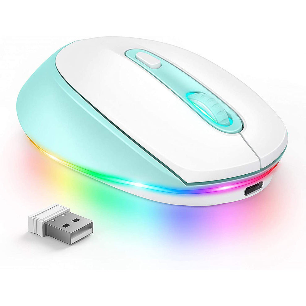 24g Wireless Mouse 1600dpi Ergonomic Rechargeable