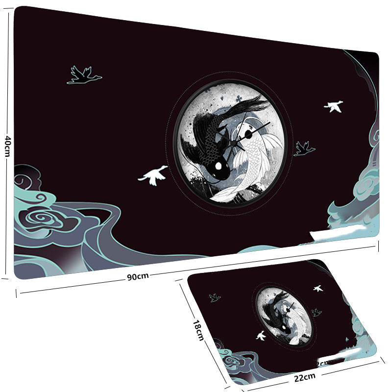 Big Anime Fish Mouse Pad